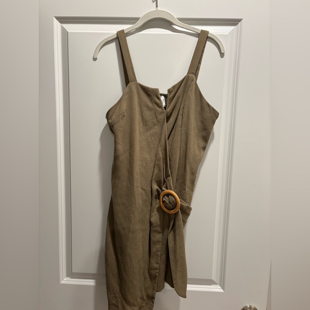 Olive Wrap Dress